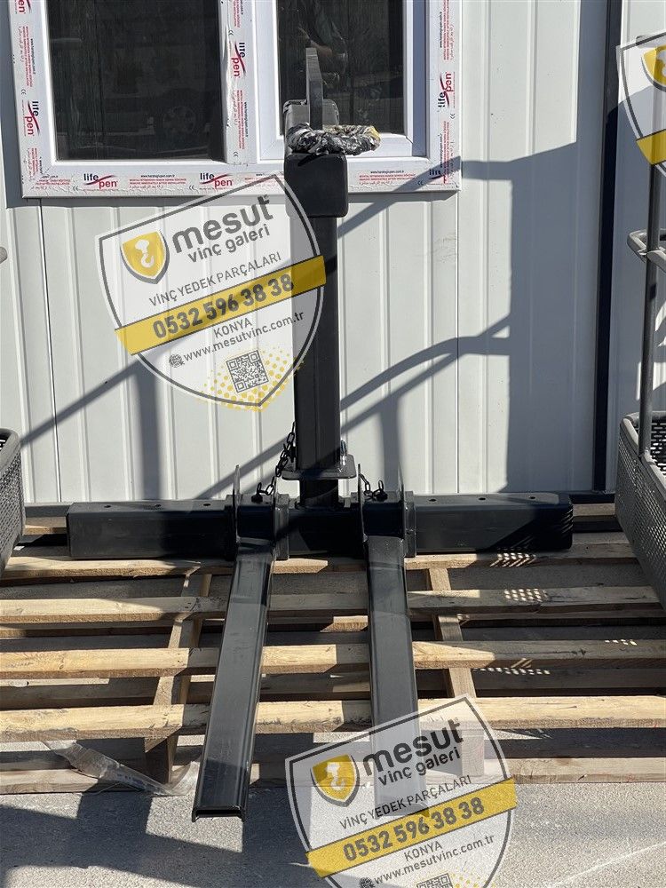 Satılık Bims Palet Kaldırma Aparatı Tuğla Yükleme Aparatı Bims Tuğla Çatalı Vinç Kaldırma Ekipmanları