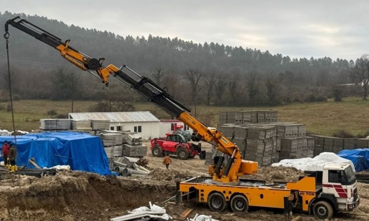 Satılık Hidrokon 40 Tonluk Vinç Çift Kırma Fiyatı Uygun Vinç